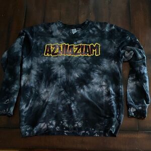 Black Tie-Dye Men's Sweater